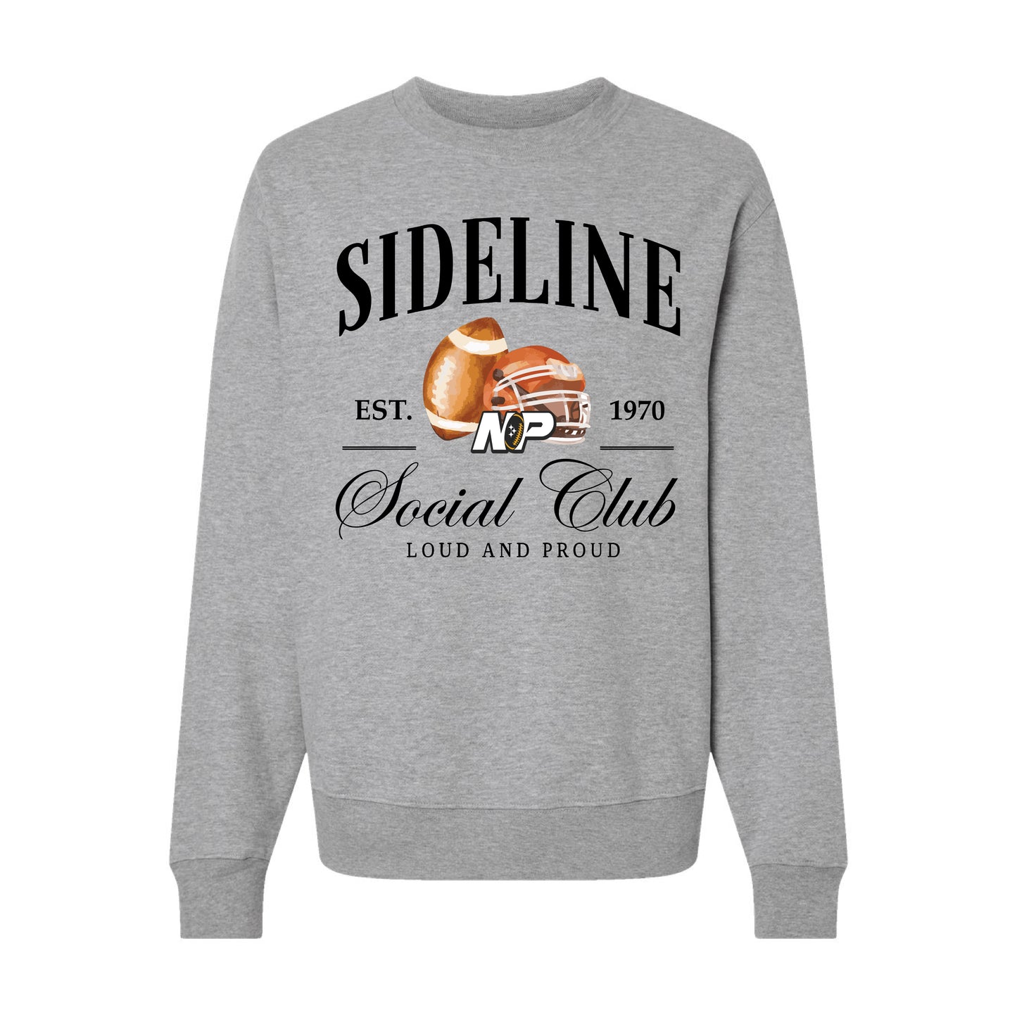 NP Sideline Social Club Unisex 10 oz. Heavyweight Crewneck Sweatshirt 4711