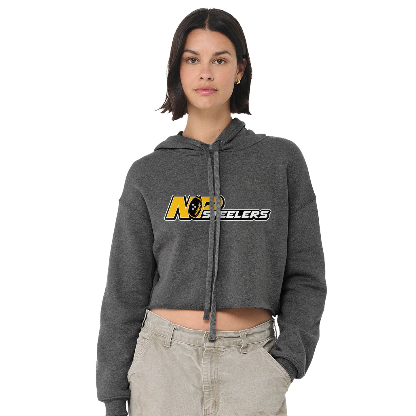 NP Stacked Women's Crop Fleece Hoodie 7502