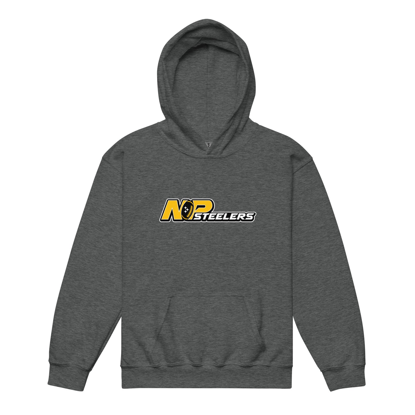 NP Steelers Stacked Youth Heavyweight Hoodie 18500B
