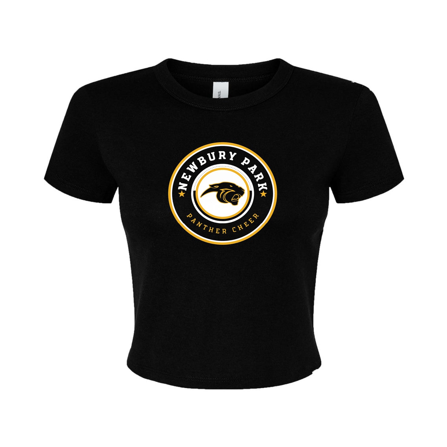 Women's Micro Rib Baby Tee - NPHS Cheer Circle 1010