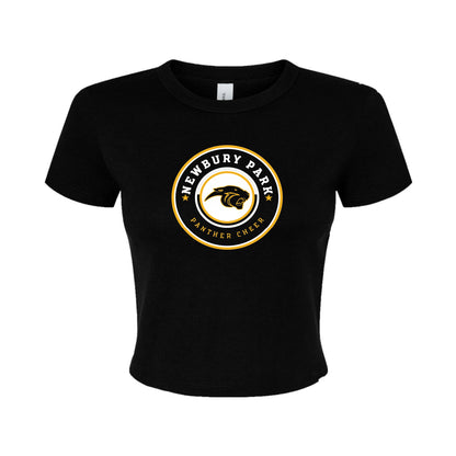 Women's Micro Rib Baby Tee - NPHS Cheer Circle 1010