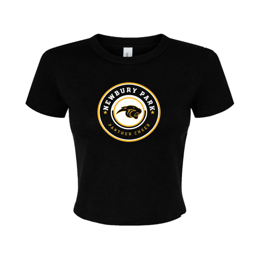 Women's Micro Rib Baby Tee - NPHS Cheer Circle 1010
