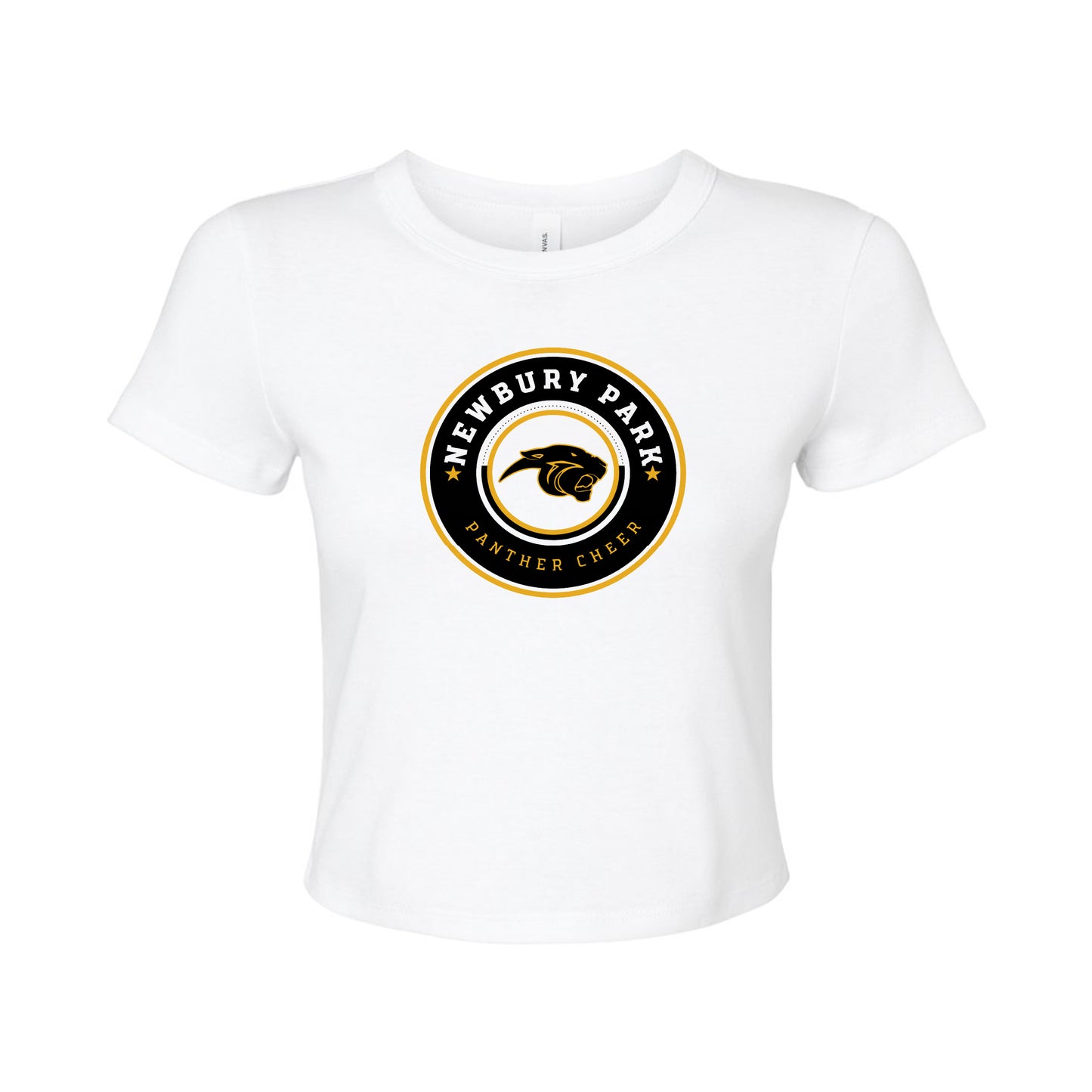 Women's Micro Rib Baby Tee - NPHS Cheer Circle 1010