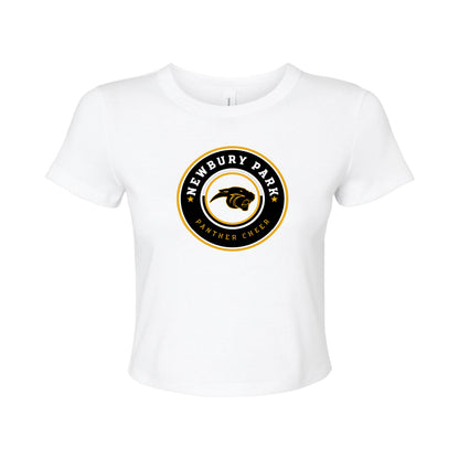 Women's Micro Rib Baby Tee - NPHS Cheer Circle 1010