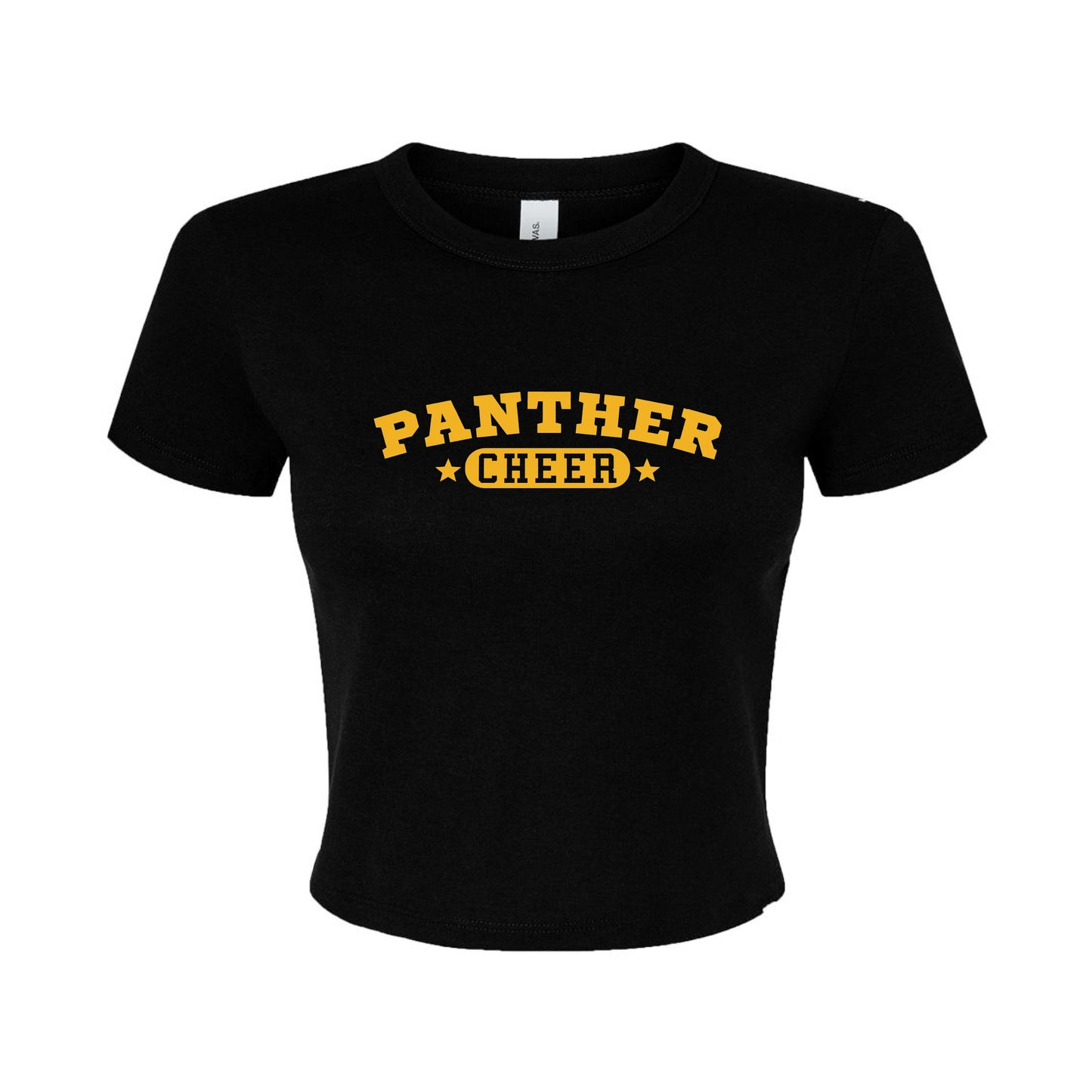 Women's Micro Rib Baby Tee - NPHS Panther Cheer