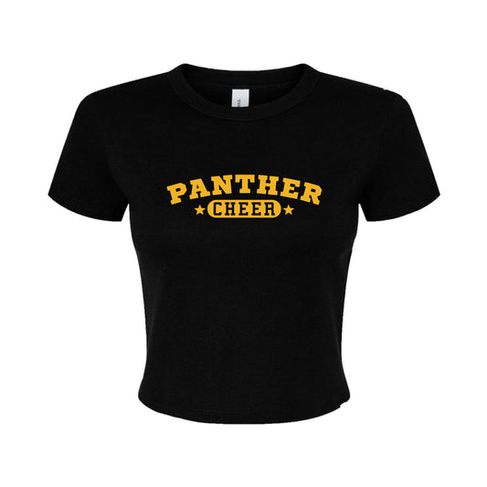 Women's Micro Rib Baby Tee - NPHS Panther Cheer