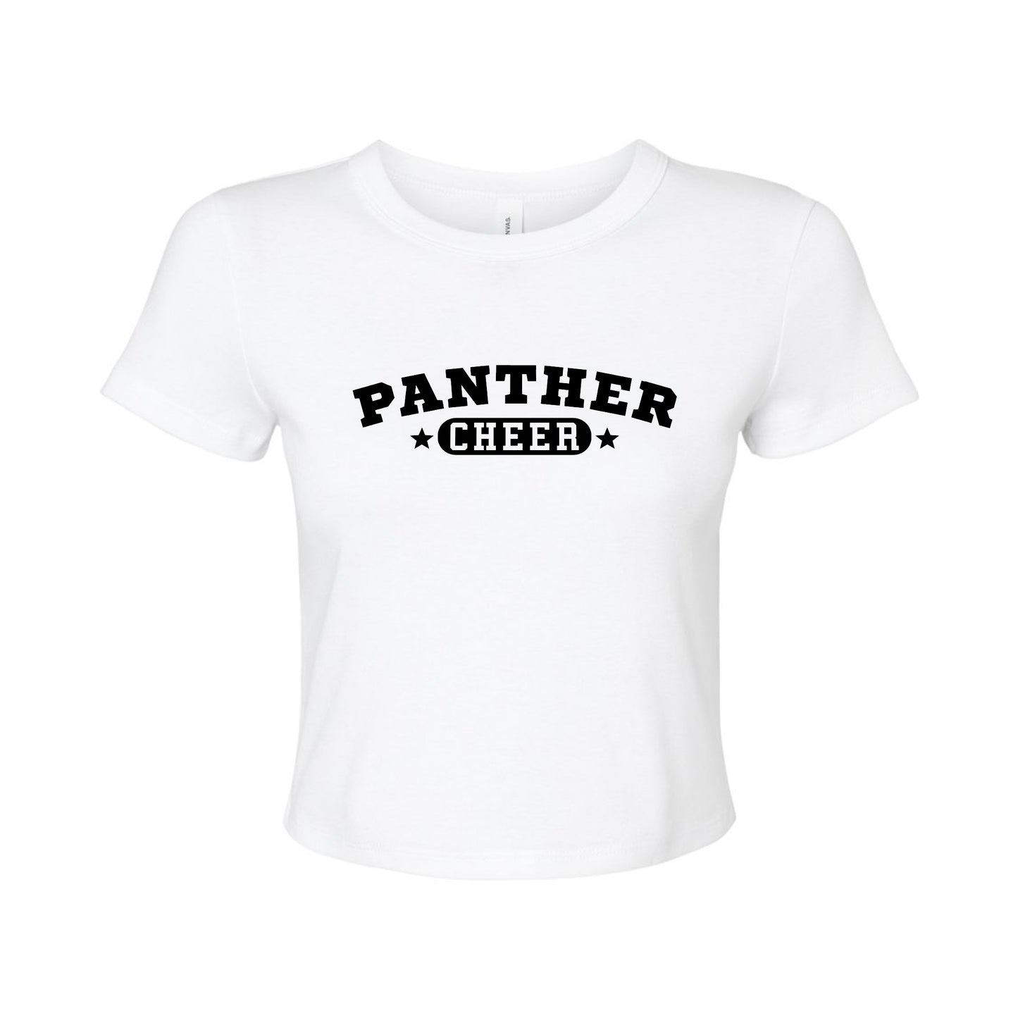 Women's Micro Rib Baby Tee - NPHS Panther Cheer