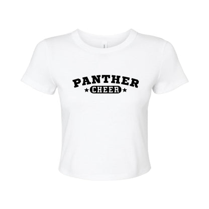 Women's Micro Rib Baby Tee - NPHS Panther Cheer