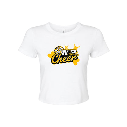 Steelers Cheer Stack Women's Micro Rib Baby Tee 1010