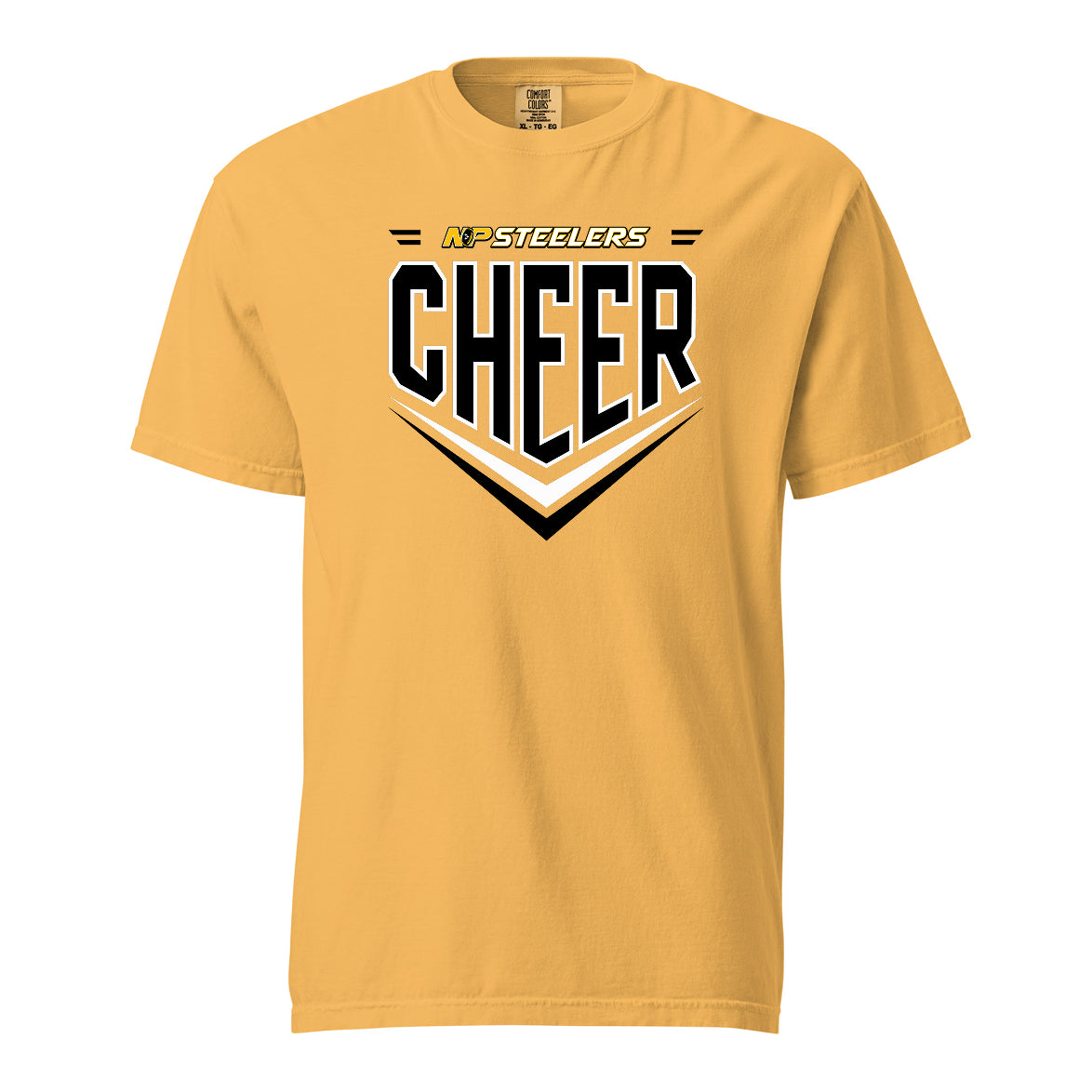 Steelers Cheer Chevron Garment Dyed Tee 1717