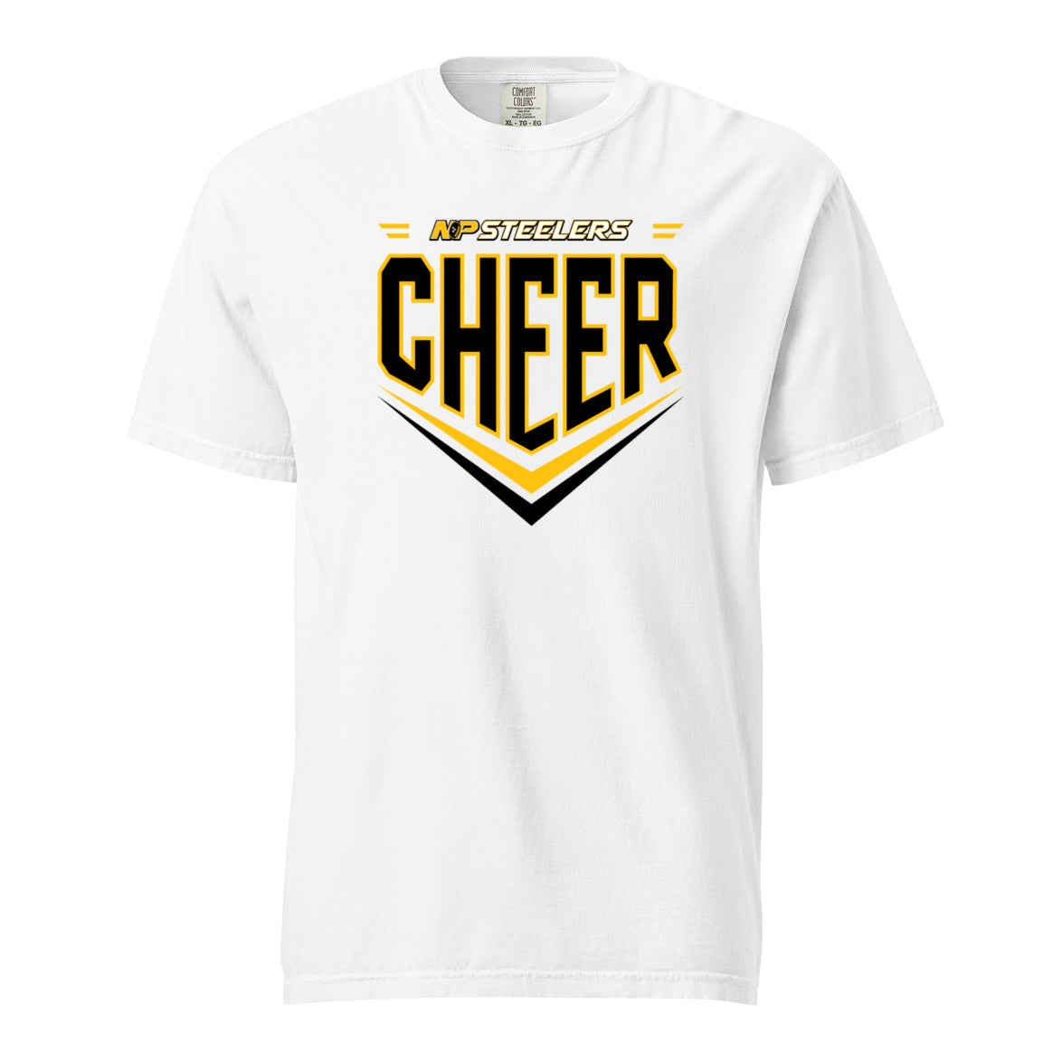 Steelers Cheer Chevron Garment Dyed Tee 1717