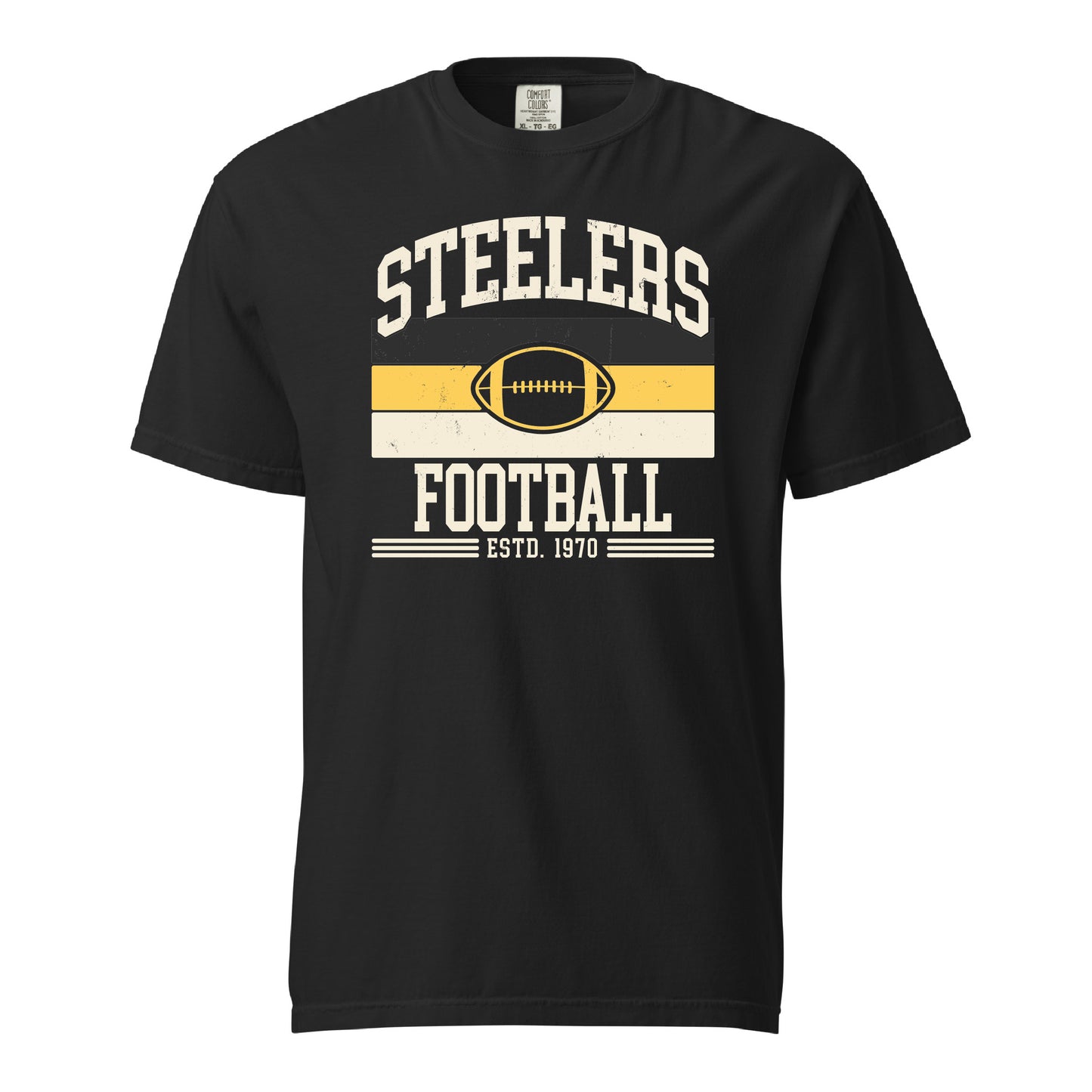 Steelers Vintage Stripes Garment Dyed Tee 1717