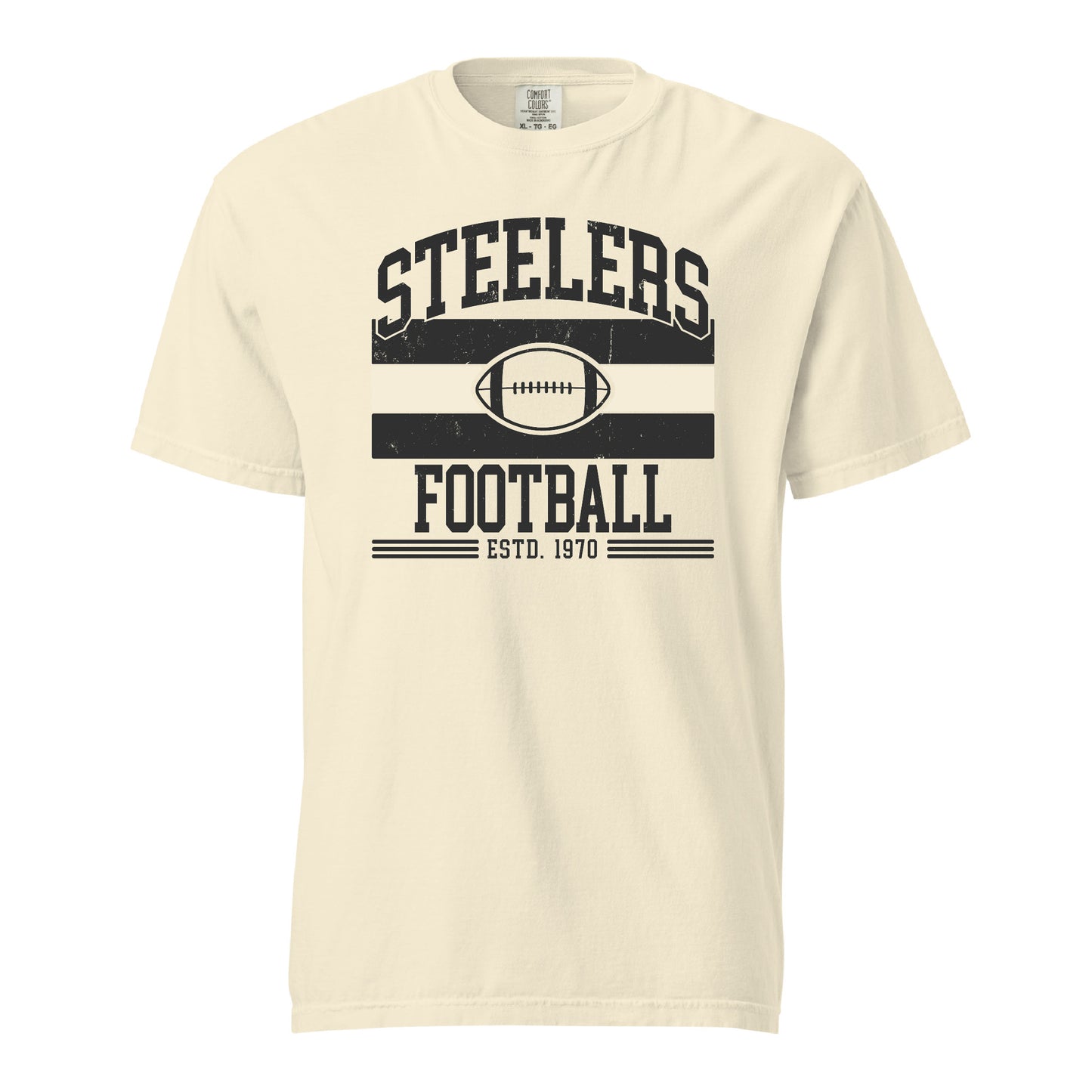 Steelers Vintage Stripes Garment Dyed Tee 1717