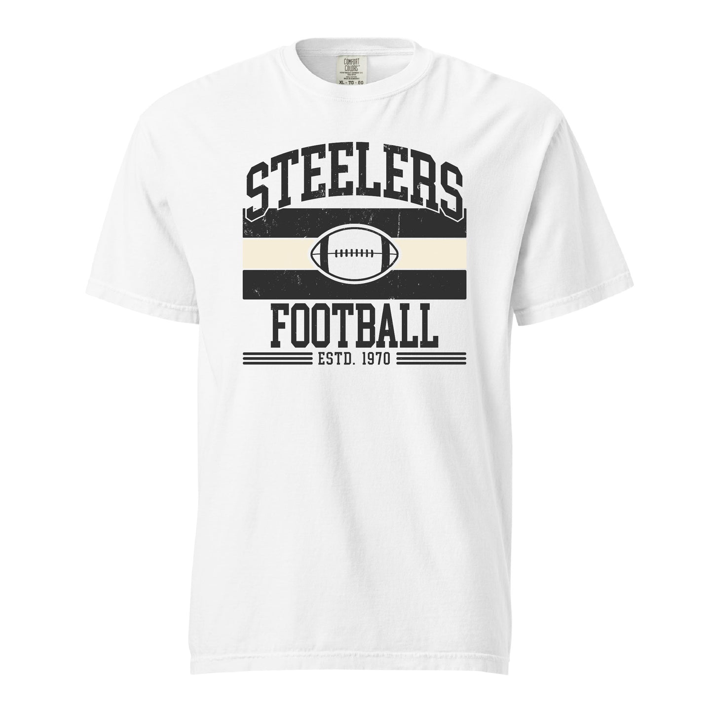 Steelers Vintage Stripes Garment Dyed Tee 1717