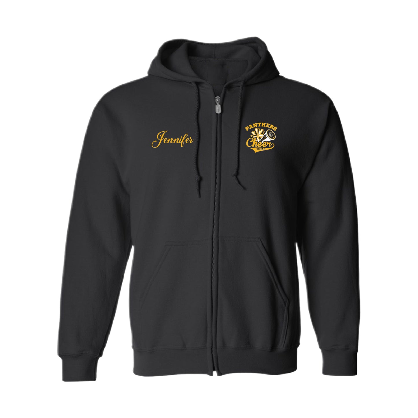 Unisex Zip Hooded Sweatshirt - NPHS Pom Megaphone 18600
