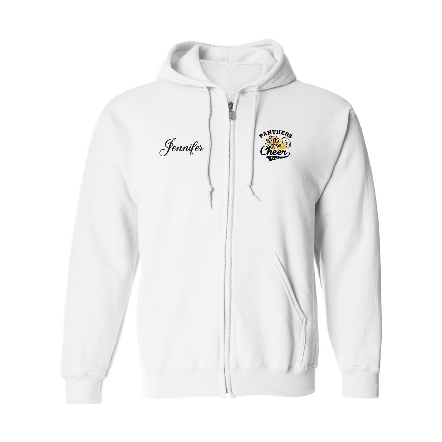 Unisex Zip Hooded Sweatshirt - NPHS Pom Megaphone 18600