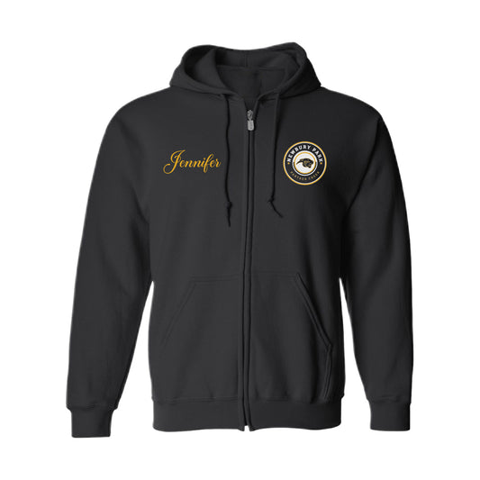 Unisex Zip Hooded Sweatshirt - NPHS Cheer Circle 18600