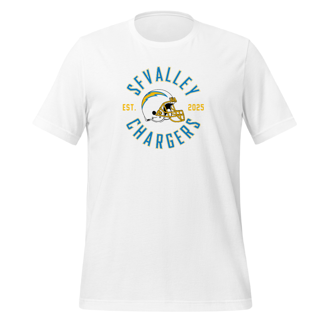Chargers Circle Unisex Cotton Jersey Tee - 3001