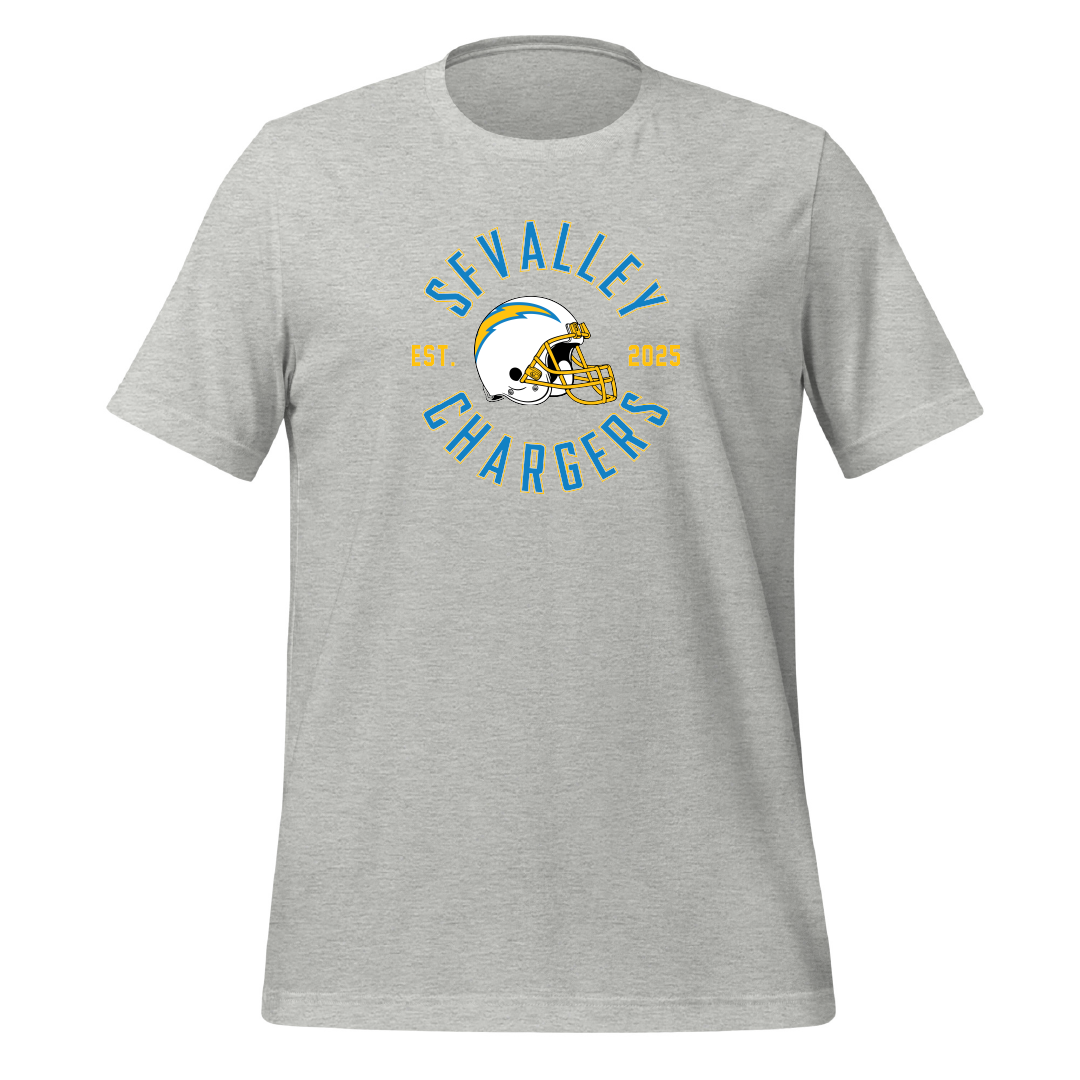 Chargers Circle Unisex Cotton Jersey Tee - 3001