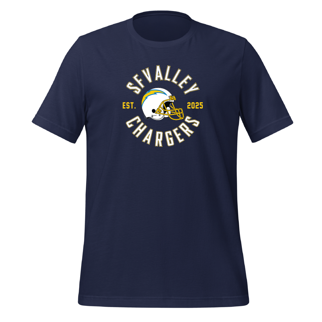 Chargers Circle Unisex Cotton Jersey Tee - 3001