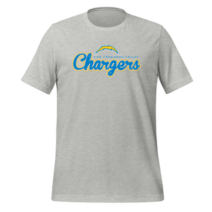 Chargers Script Unisex Cotton Jersey Tee - 3001