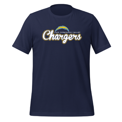 Chargers Script Unisex Cotton Jersey Tee - 3001