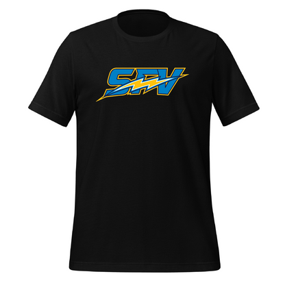 SFV Sleek Logo Unisex Cotton Jersey Tee - 3001