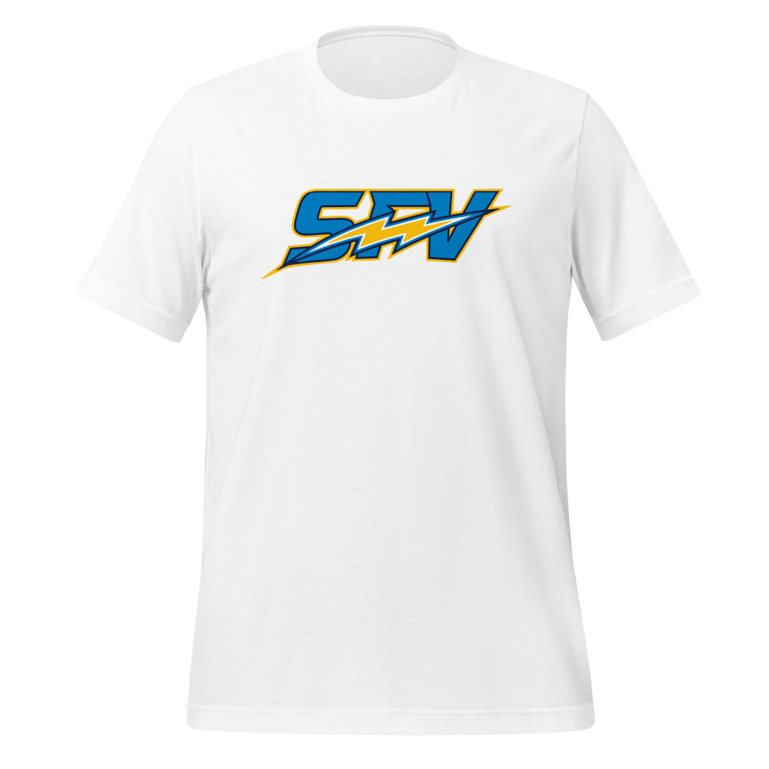SFV Sleek Logo Unisex Cotton Jersey Tee - 3001