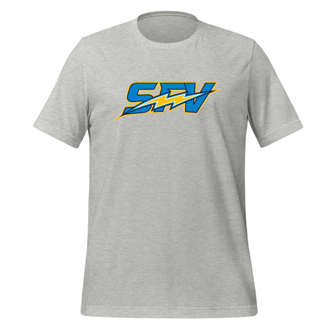 SFV Sleek Logo Unisex Cotton Jersey Tee - 3001