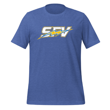 SFV Sleek Logo Unisex Cotton Jersey Tee - 3001