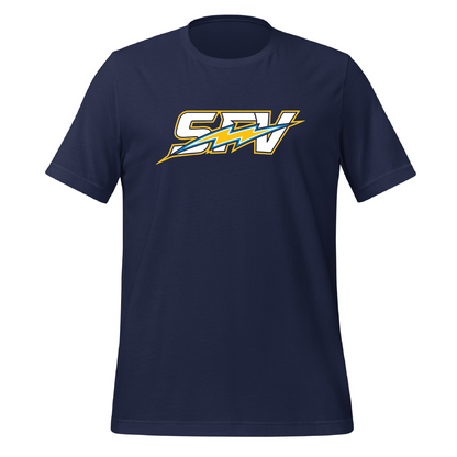 SFV Sleek Logo Unisex Cotton Jersey Tee - 3001
