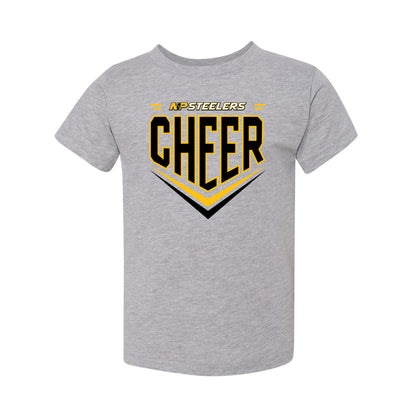 Steelers Cheer Chevron Toddler Tee 3001T