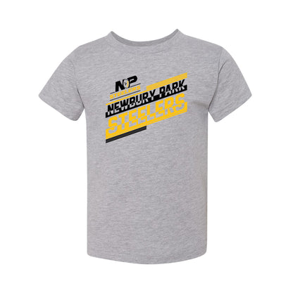 Steelers Glitch Stripes Toddler Tee 3001T