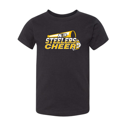 Steelers Cheer Stack Toddler Tee 3001T