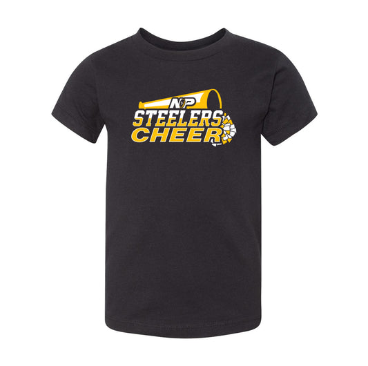 Steelers Cheer Stack Toddler Tee 3001T