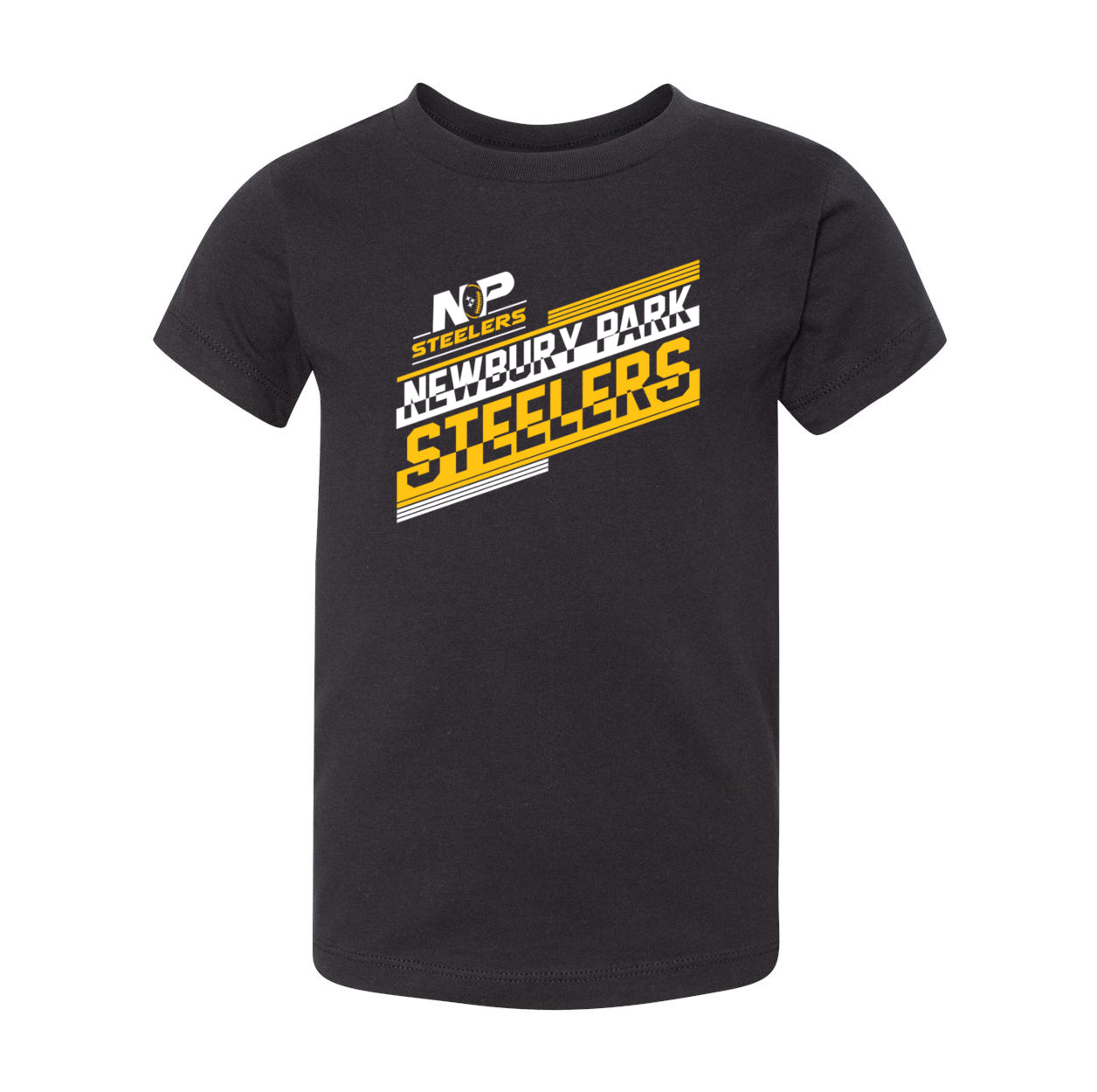 Steelers Glitch Stripes Toddler Tee 3001T