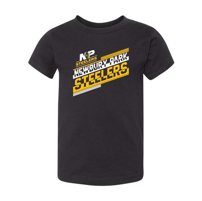 Steelers Glitch Stripes Toddler Tee 3001T