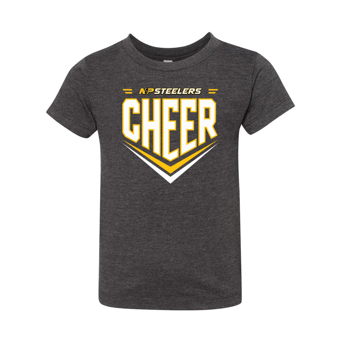 Steelers Cheer Chevron Toddler Tee 3001T