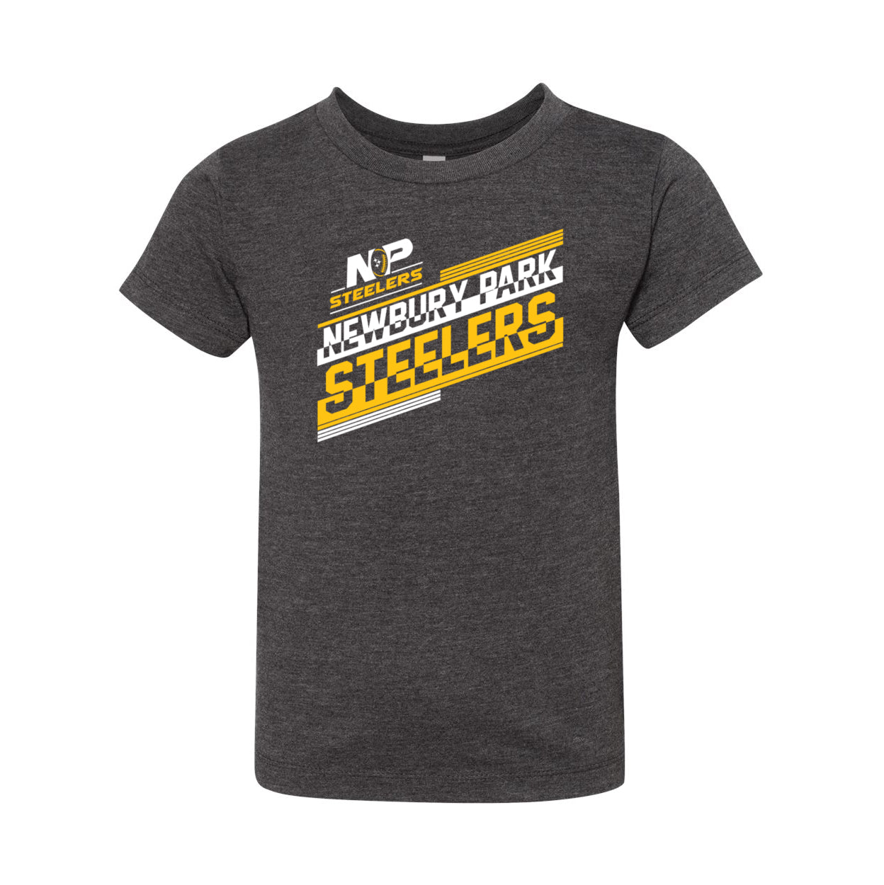 Steelers Glitch Stripes Toddler Tee 3001T