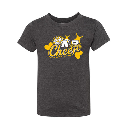 NP Cheer Hearts Toddler Tee 3001T