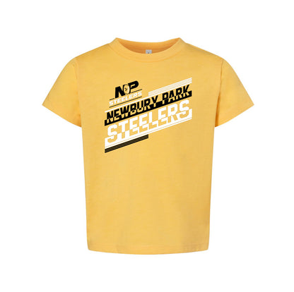 Steelers Glitch Stripes Toddler Tee 3001T