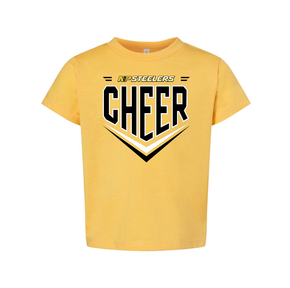Steelers Cheer Chevron Toddler Tee 3001T