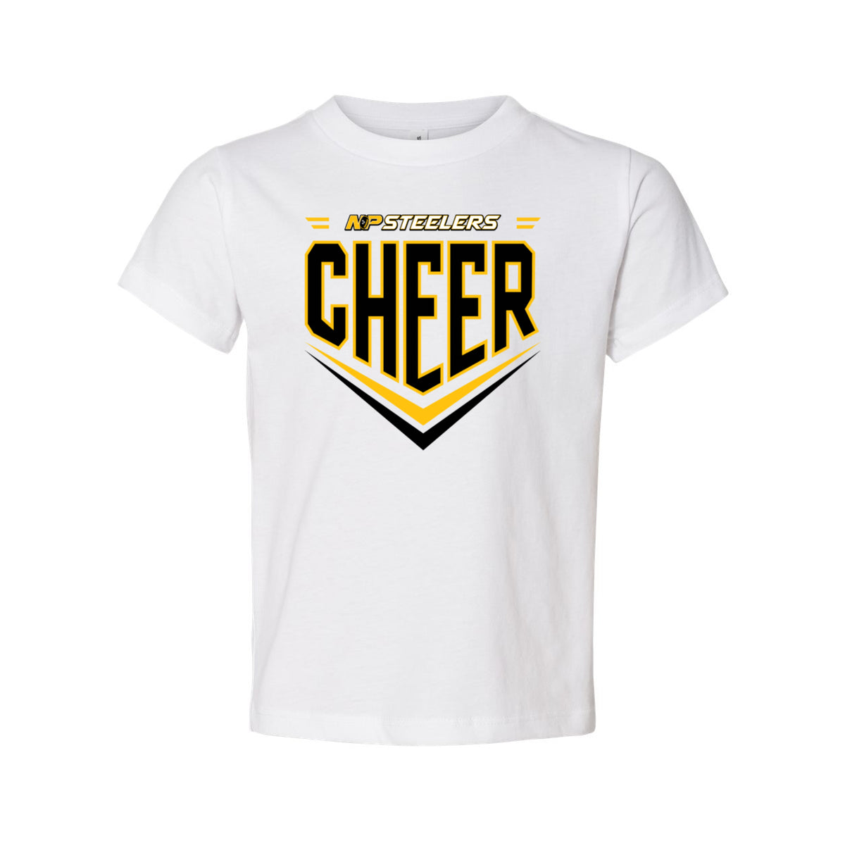 Steelers Cheer Chevron Toddler Tee 3001T