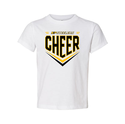Steelers Cheer Chevron Toddler Tee 3001T