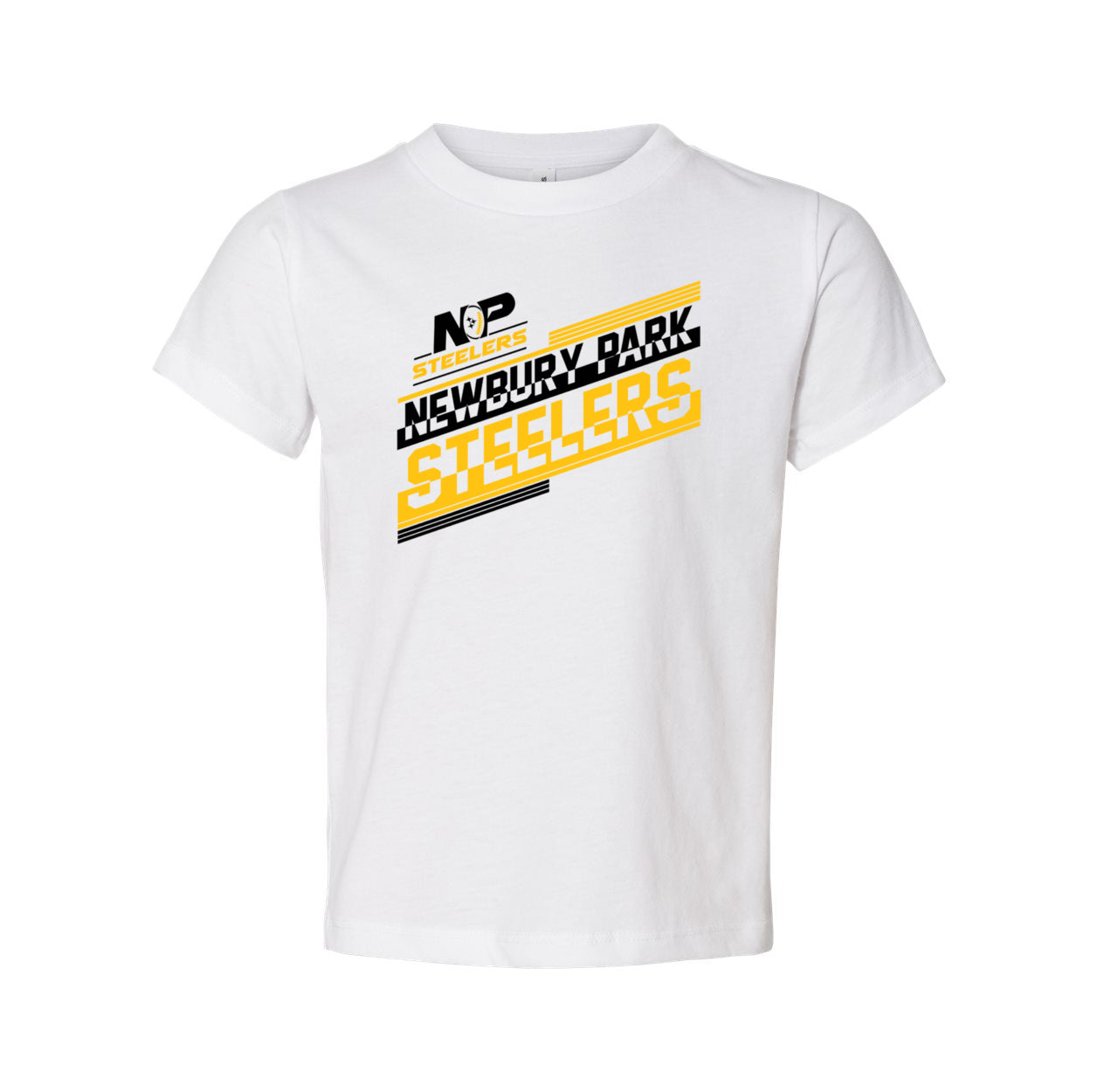 Steelers Glitch Stripes Toddler Tee 3001T