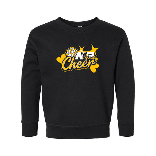 NP Cheer Hearts Toddler Fleece Crewneck Sweatshirt 3317