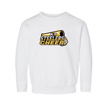 Steelers Cheer Stack Toddler Fleece Crewneck Sweatshirt 3317