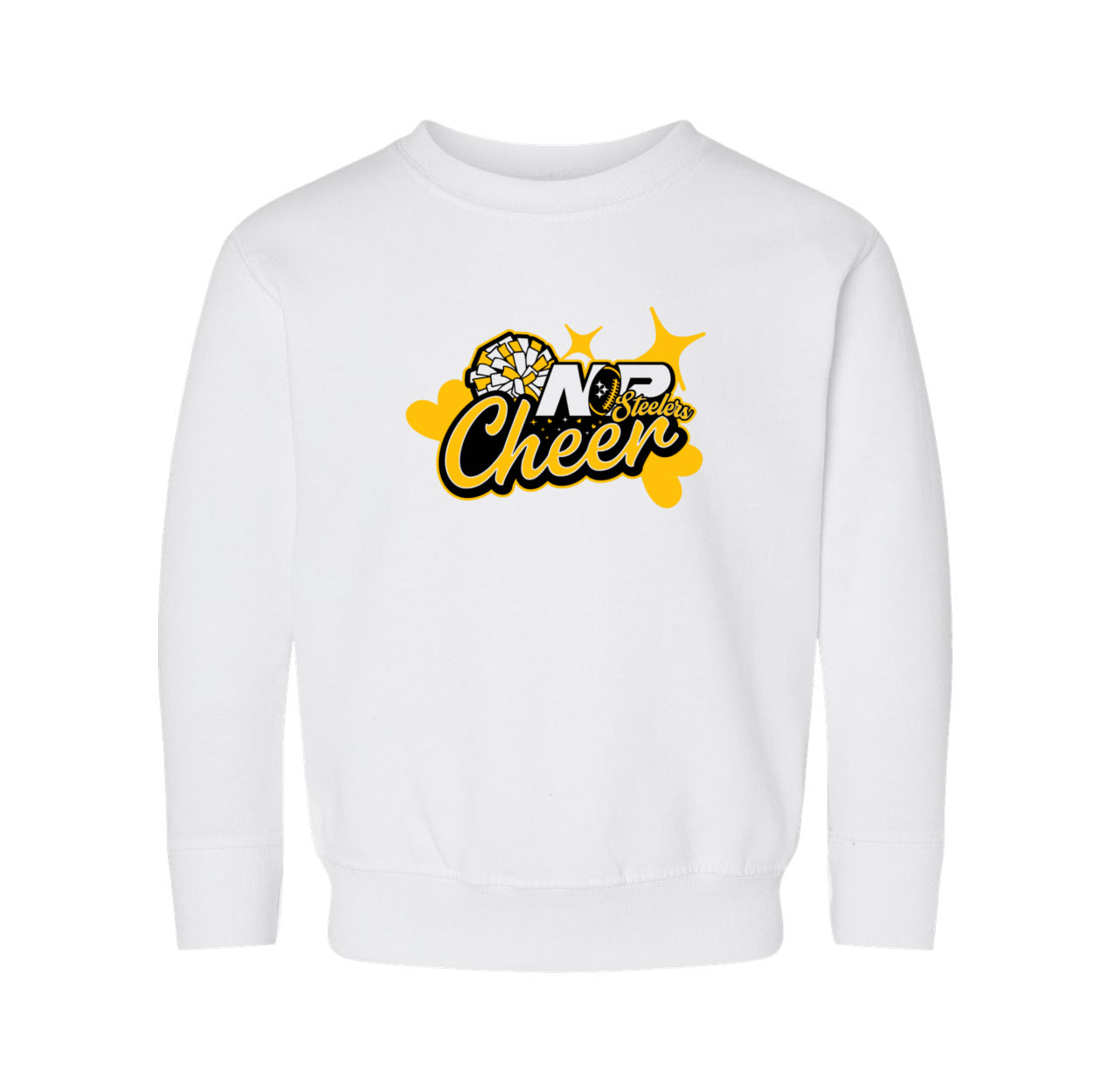 NP Cheer Hearts Toddler Fleece Crewneck Sweatshirt 3317