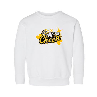 NP Cheer Hearts Toddler Fleece Crewneck Sweatshirt 3317