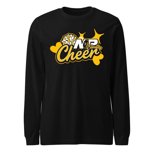 NP Cheer Hearts Unisex Long Sleeve Tee 3501